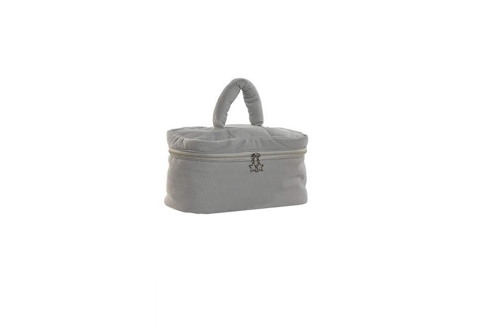 NECESER POLIESTER 24X14X15CM GRIS PERLA